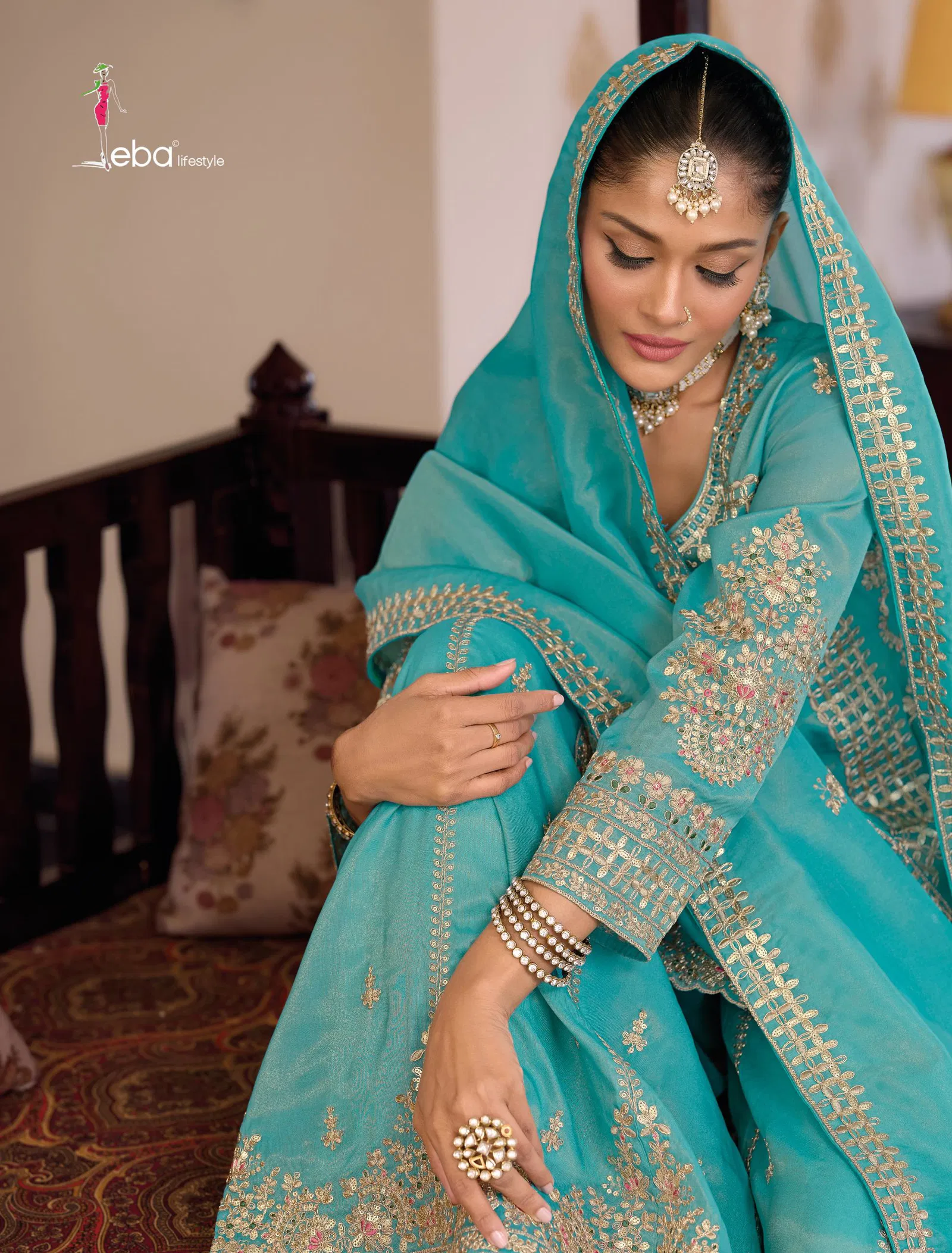 Latest Eba Aafrin Vol 1 Simar With Embroidery Work Designer Salwar Kameez Wholesale 2026