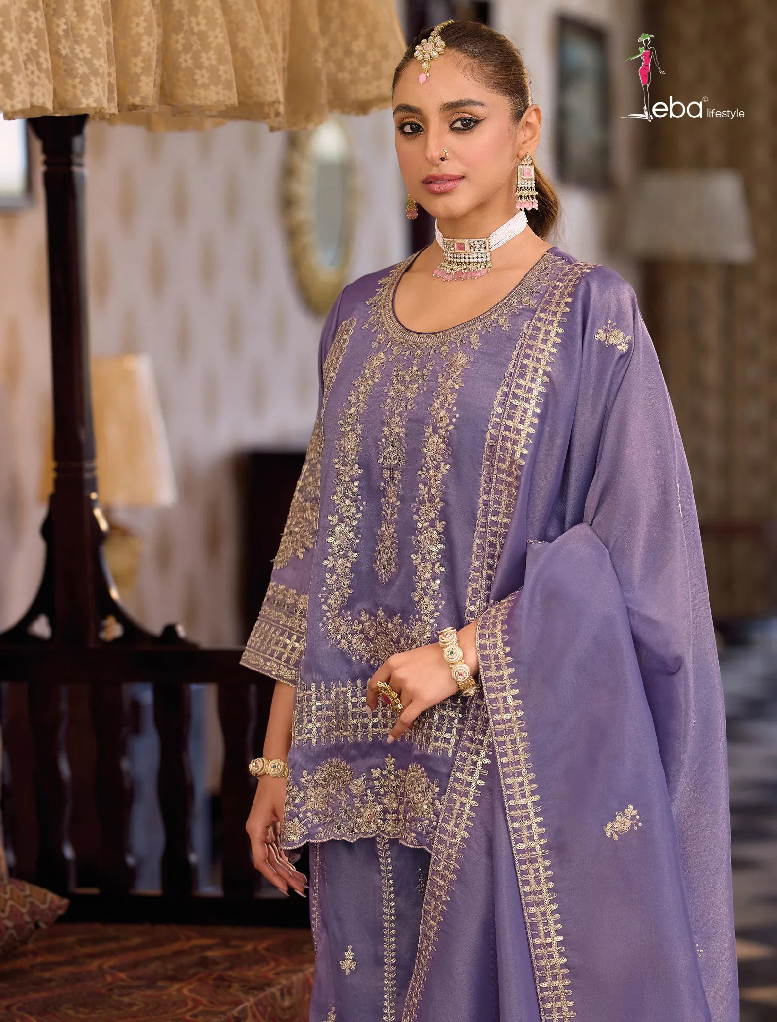 Latest Eba Aafrin Vol 1 Simar With Embroidery Work Designer Salwar Kameez Wholesale 2026