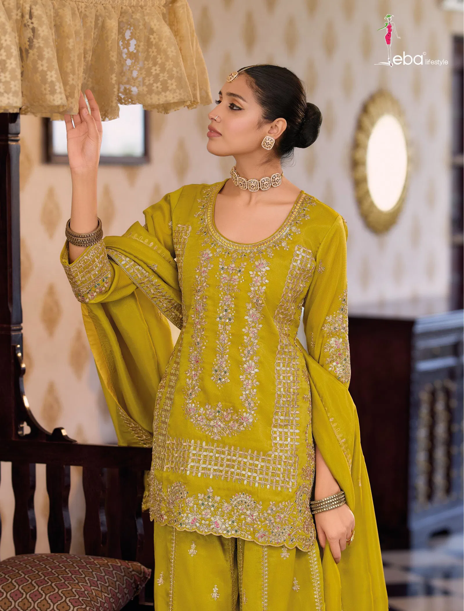 Latest Eba Aafrin Vol 1 Simar With Embroidery Work Designer Salwar Kameez Wholesale 2026