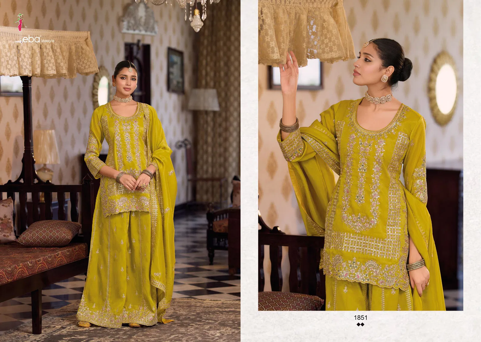 Latest Eba Aafrin Vol 1 Simar With Embroidery Work Designer Salwar Kameez Wholesale 2026