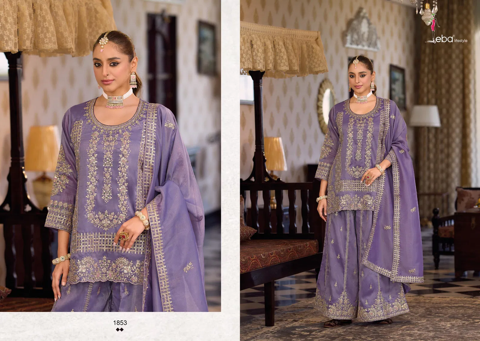Latest Eba Aafrin Vol 1 Simar With Embroidery Work Designer Salwar Kameez Wholesale 2026