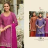 Launching Eba Ziya Chinon With Embroidery Work Designer Top Bottom And Dupatta Wholesale 2026