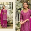 Launching Eba Ziya Chinon With Embroidery Work Designer Top Bottom And Dupatta Wholesale 2026