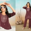 Launching Dnp noor Heavy Roman Silk With Full Lining Top With Bottom Wholesale 2026