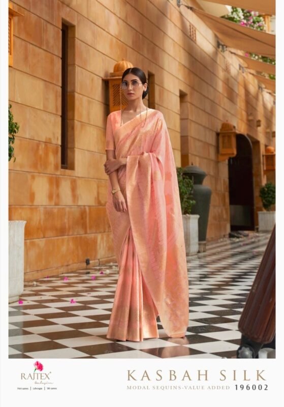 Latest Rajtex Kasbah Modal Sequence Designer Saree Wholesale 2026