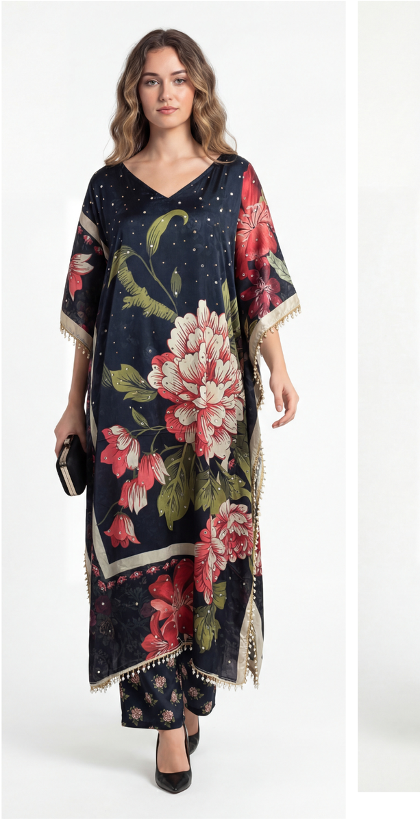 Jisha Kaftan Value Addition Vol 5 Silk Co Ord Set Collection Wholesale