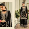 Latest Eba Kasmira Black And White Chinon With Embroidery Worked Designer Salwar Kameez Wholesale 2026