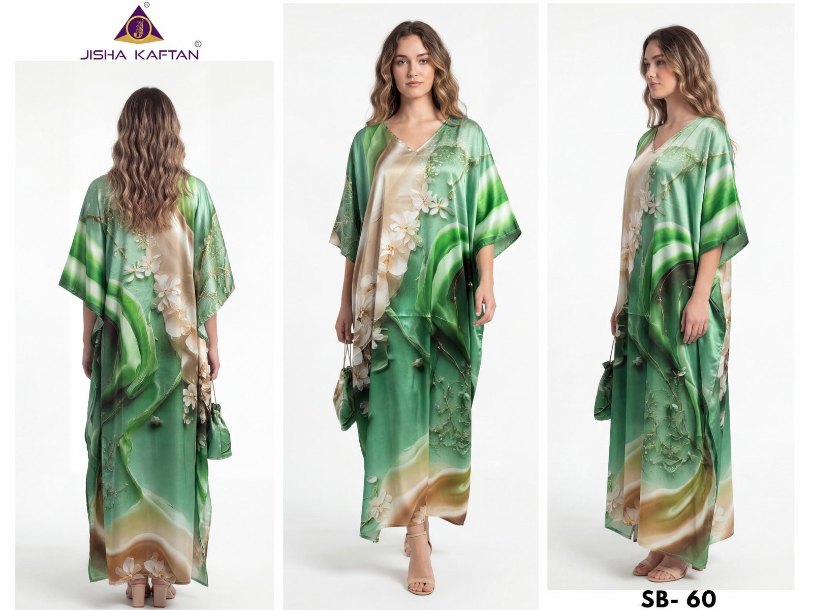 Buy Jisha Satin Breeze Vol 8 Japan Satin Digital Printed Kaftan Wholesale 2026