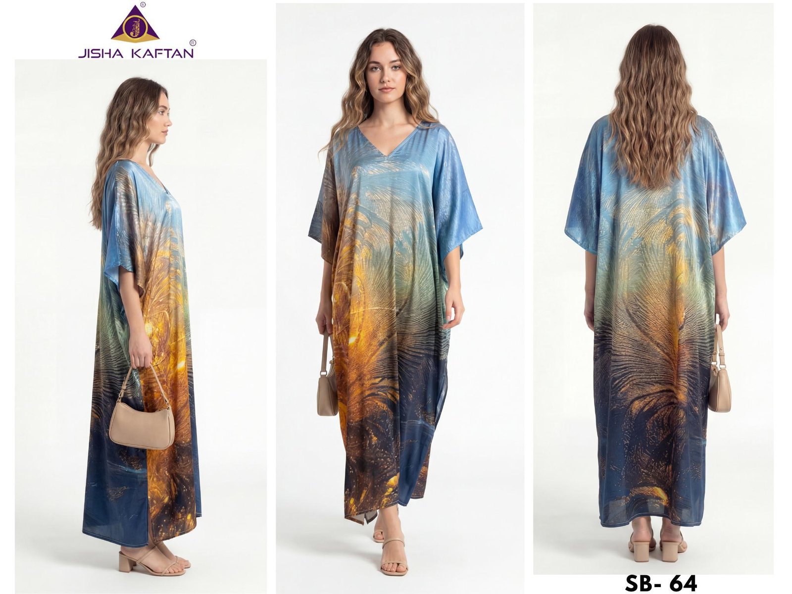 Buy Jisha Satin Breeze Vol 8 Japan Satin Digital Printed Kaftan Wholesale 2026