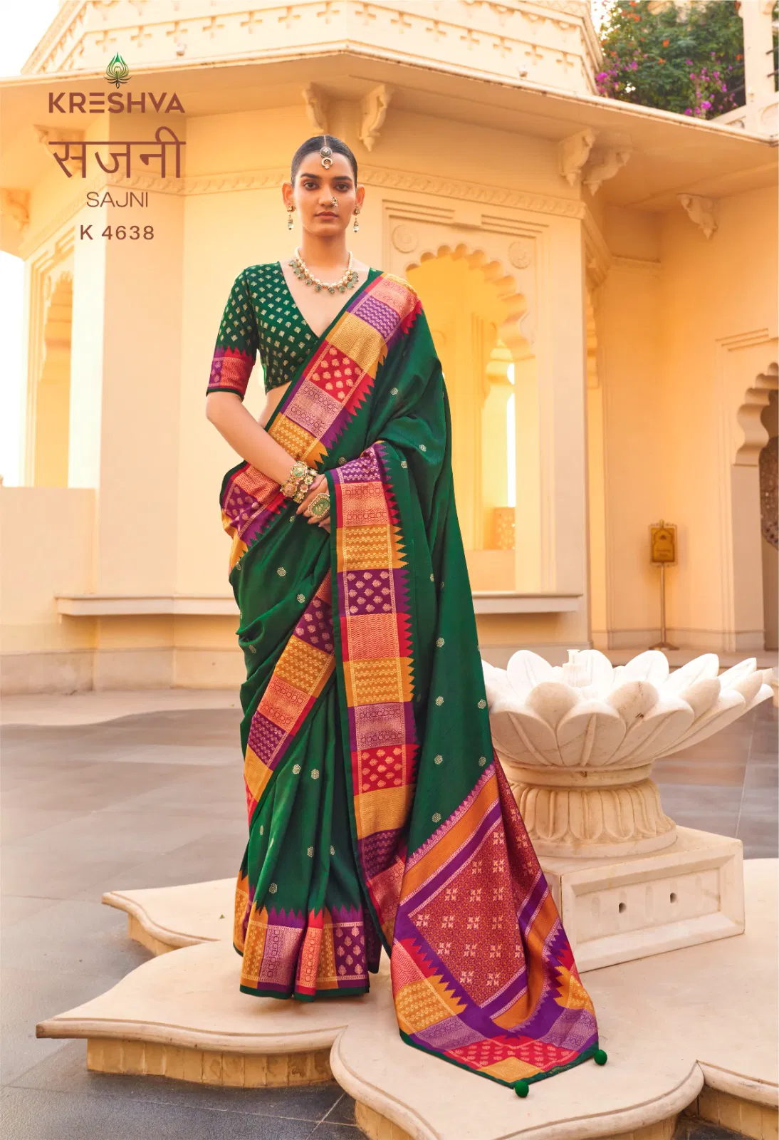 Launching Kreshva Sajni Silk With Printed Traditional Wear Saree Collection Wholesale 2026