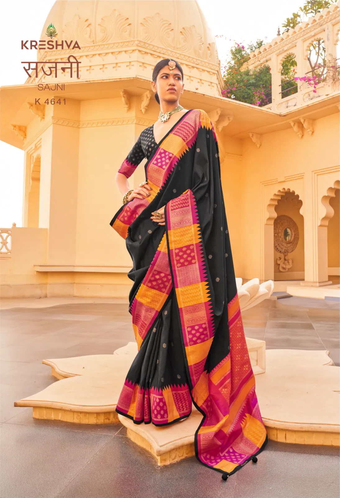 Launching Kreshva Sajni Silk With Printed Traditional Wear Saree Collection Wholesale 2026