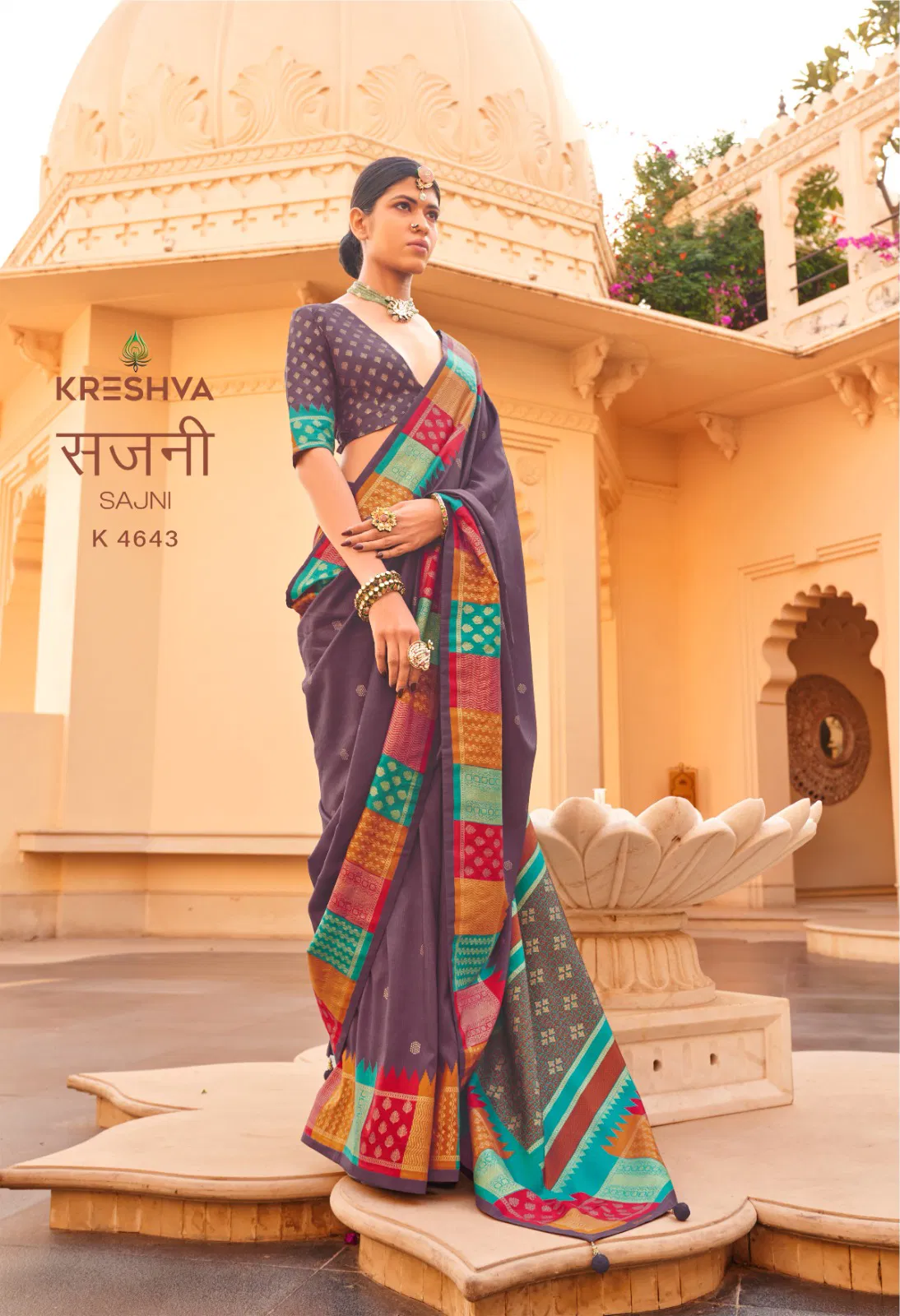 Launching Kreshva Sajni Silk With Printed Traditional Wear Saree Collection Wholesale 2026