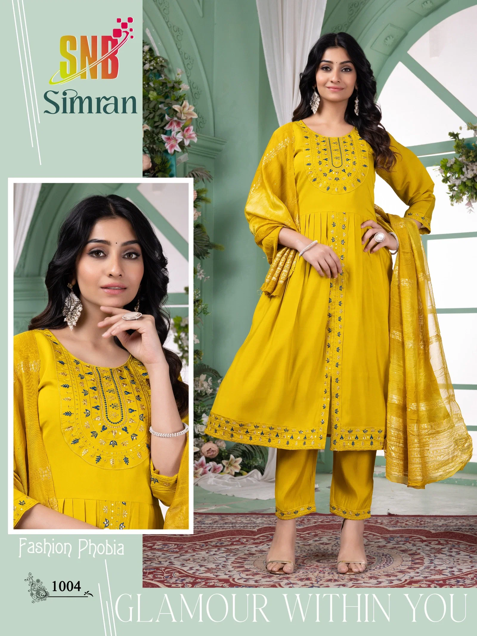 Stylish Dnp Simran Vol 1 Roman Silk Kurti With Bottom And Dupatta Set Wholesale 2026