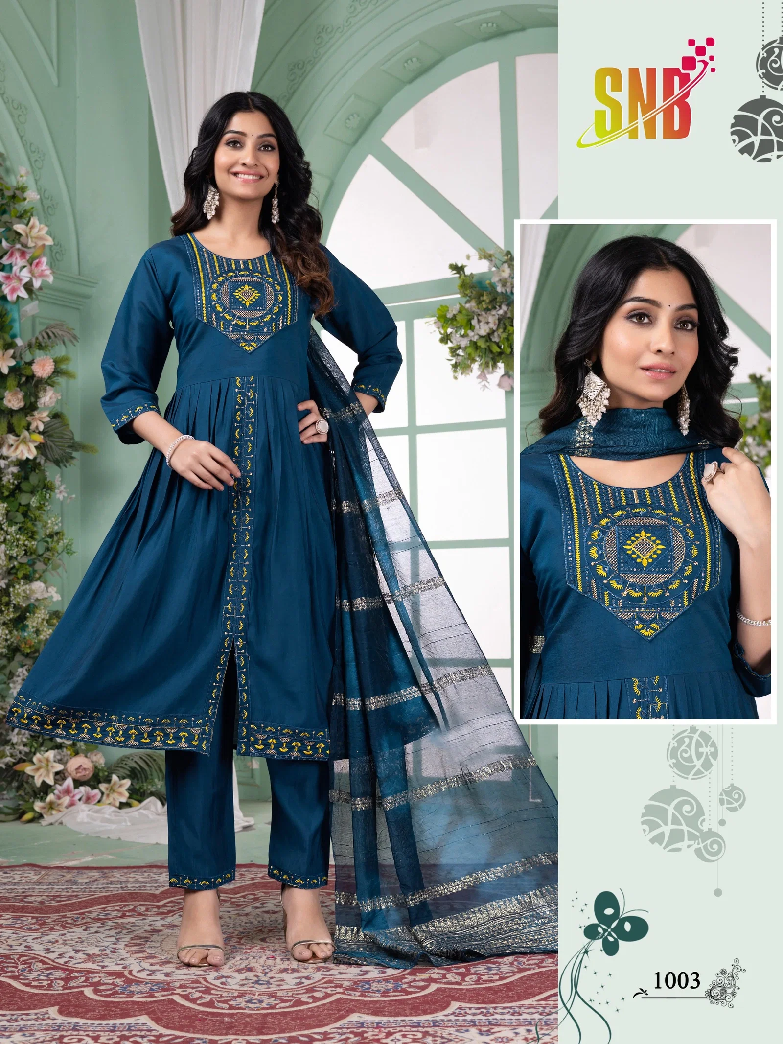 Stylish Dnp Simran Vol 1 Roman Silk Kurti With Bottom And Dupatta Set Wholesale 2026
