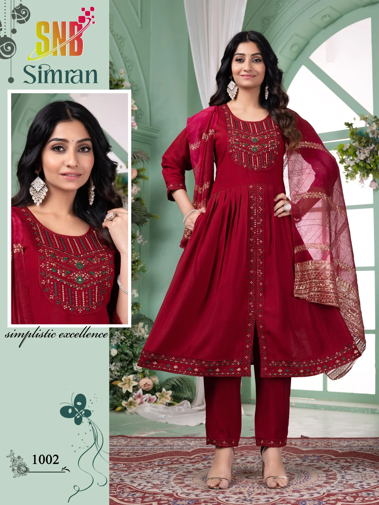 Stylish Dnp Simran Vol 1 Roman Silk Kurti With Bottom And Dupatta Set Wholesale 2026