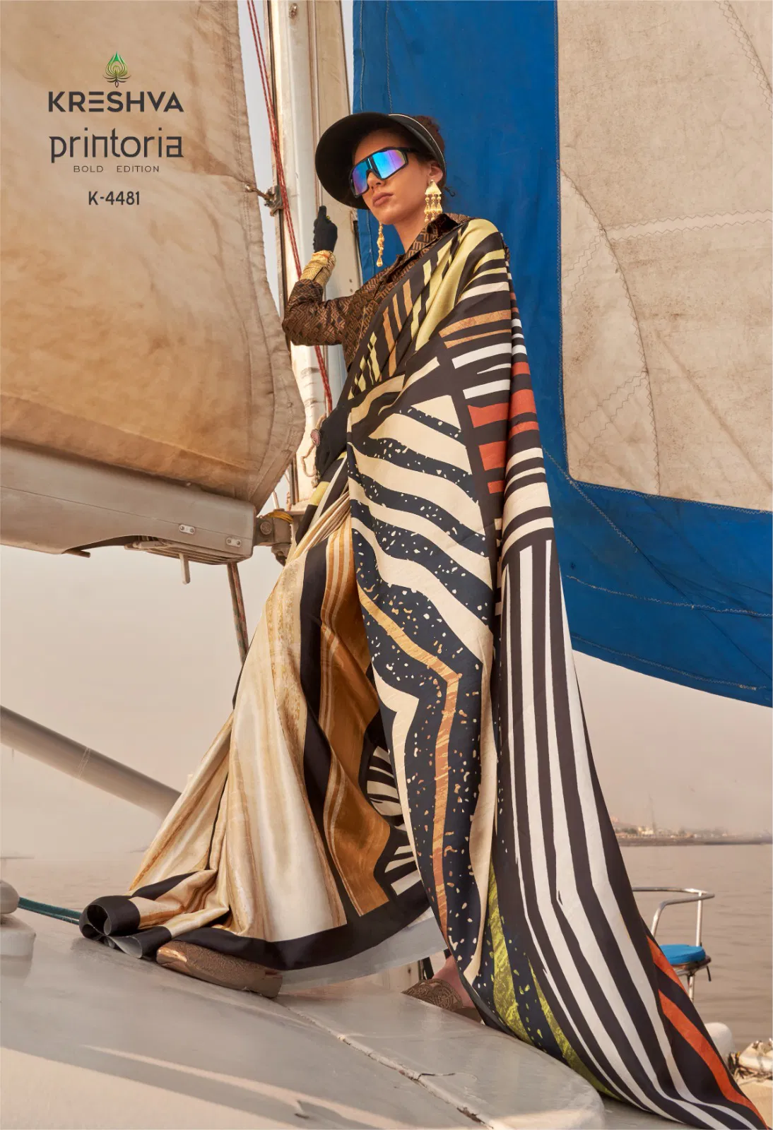 Latest Kreshva Printoria Saitn Silk Octane Finish Saree Collection Wholesale 2026