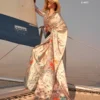 Latest Kreshva Printoria Saitn Silk Octane Finish Saree Collection Wholesale 2026
