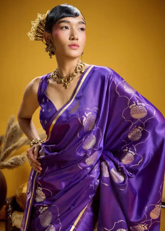 Stylish Rajtex Kanthkala Vama Satin Silk Handloom Weaving Traditional Saree Collection Wholesale 2026