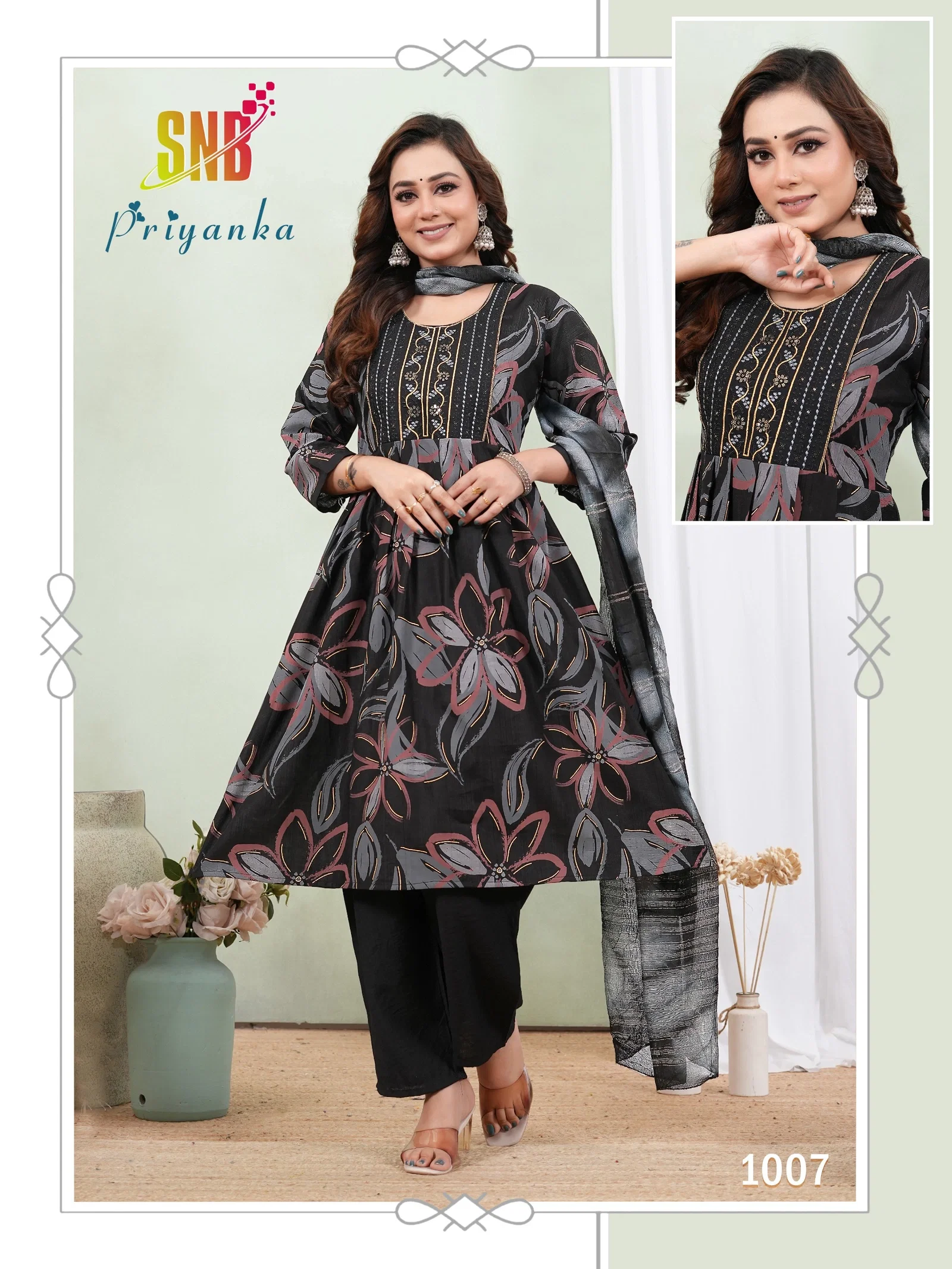 Buy Dnp Priyanka Vol 1 Silk Umbrella Kurti With Bottom And Dupatta Wholesale 2026