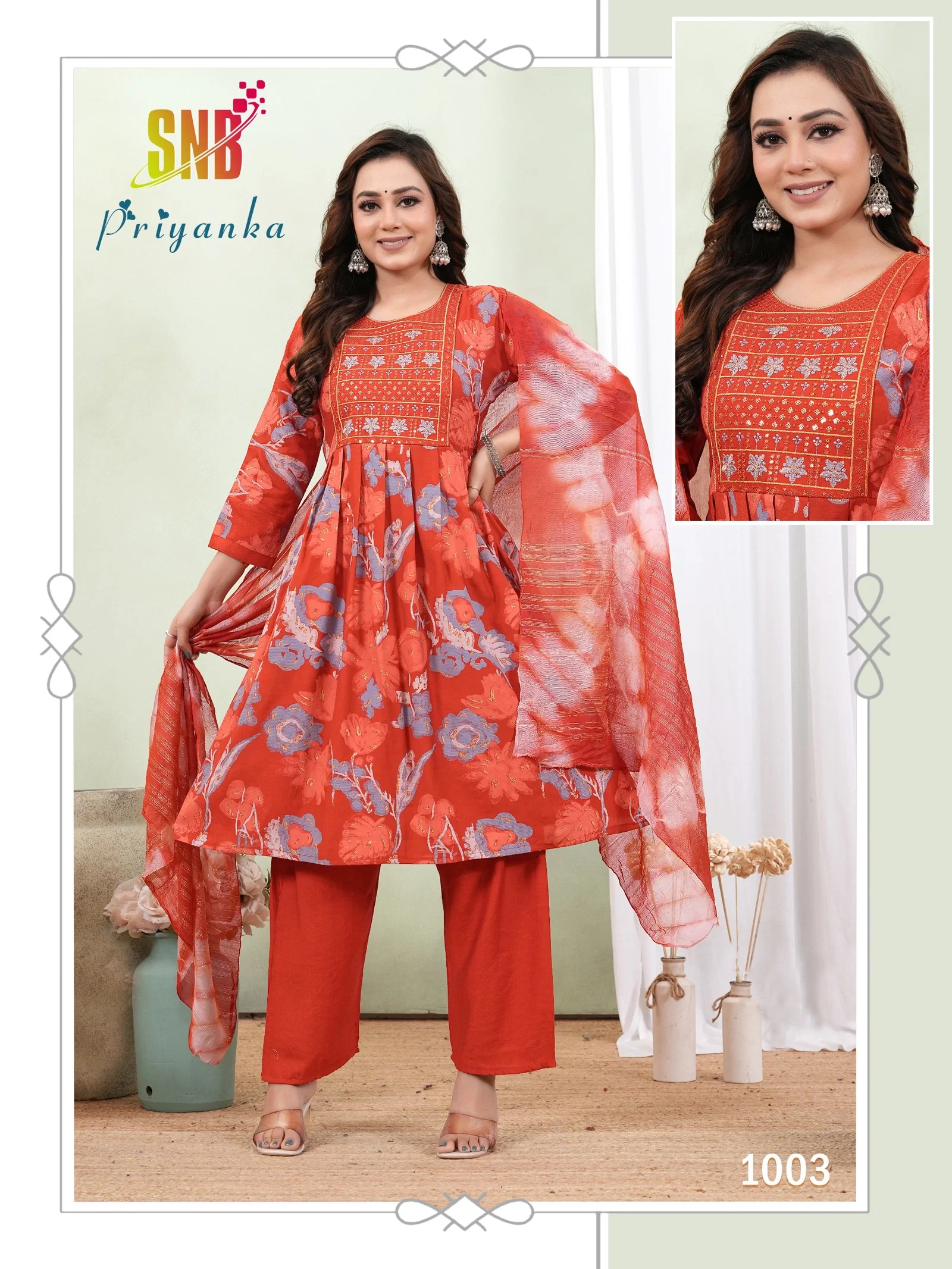 Buy Dnp Priyanka Vol 1 Silk Umbrella Kurti With Bottom And Dupatta Wholesale 2026