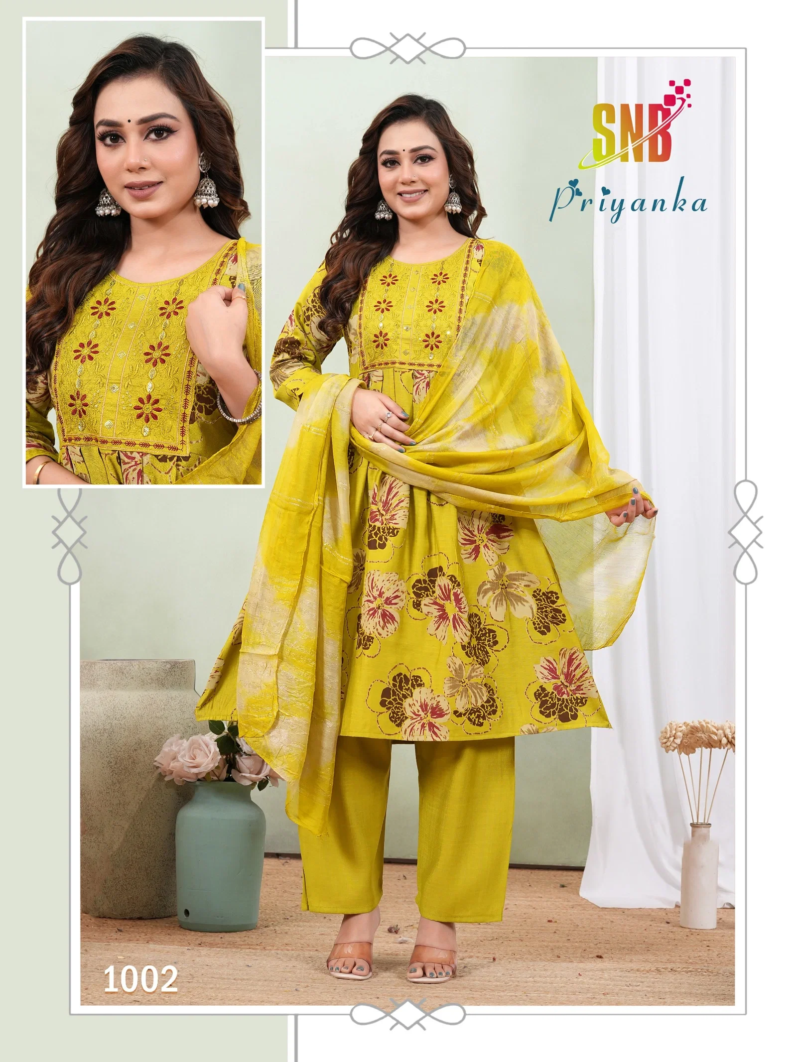Buy Dnp Priyanka Vol 1 Silk Umbrella Kurti With Bottom And Dupatta Wholesale 2026