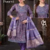 Latest Dnp Poorvi Vol 1 Vertican Umbrella Cut Top With Bottom And Dupatta Collection Wholesale 2026