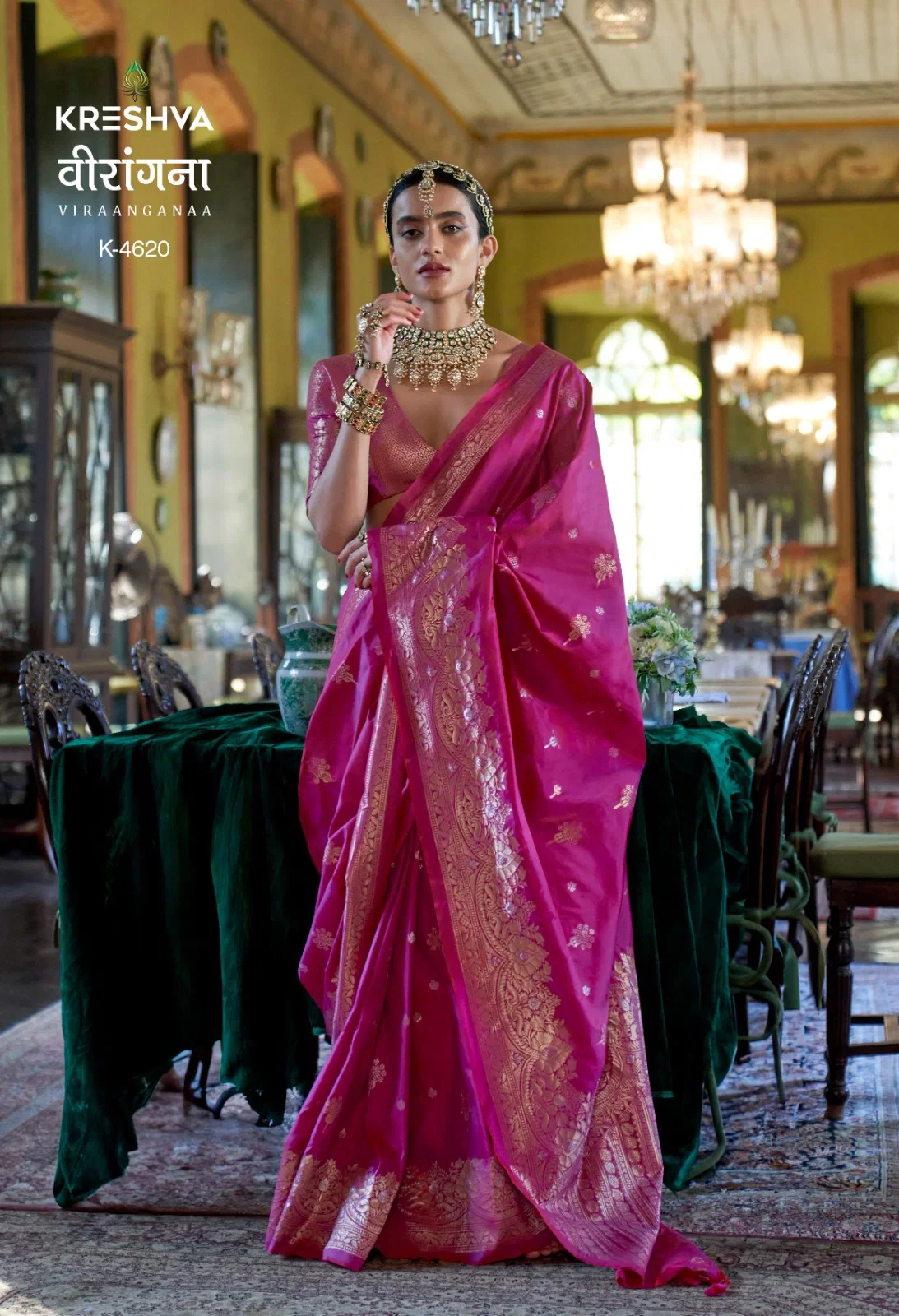 Kreshva Viraangana P V Super Silk Saree Collection Wholesale