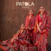 Kreshva Patola Essence Silk With Patola Print Saree Collection Wholesale