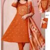 Latest Dnp Zarna Roman Top With Bottom And Dupatta Set Wholesale 2026