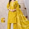 Stylish Dnp Ishikha Vatican Silk Kurti With Bottom And Dupatta Wholesale 2026