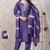 Stylish Dnp Ishikha Vatican Silk Kurti With Bottom And Dupatta Wholesale 2026