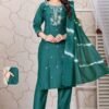 Stylish Dnp Ishikha Vatican Silk Kurti With Bottom And Dupatta Wholesale 2026