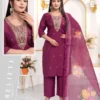 Latest Dnp Gulzar Vol 3 Roman Silk Kurti Pent With Dupatta collection Wholesale 2026