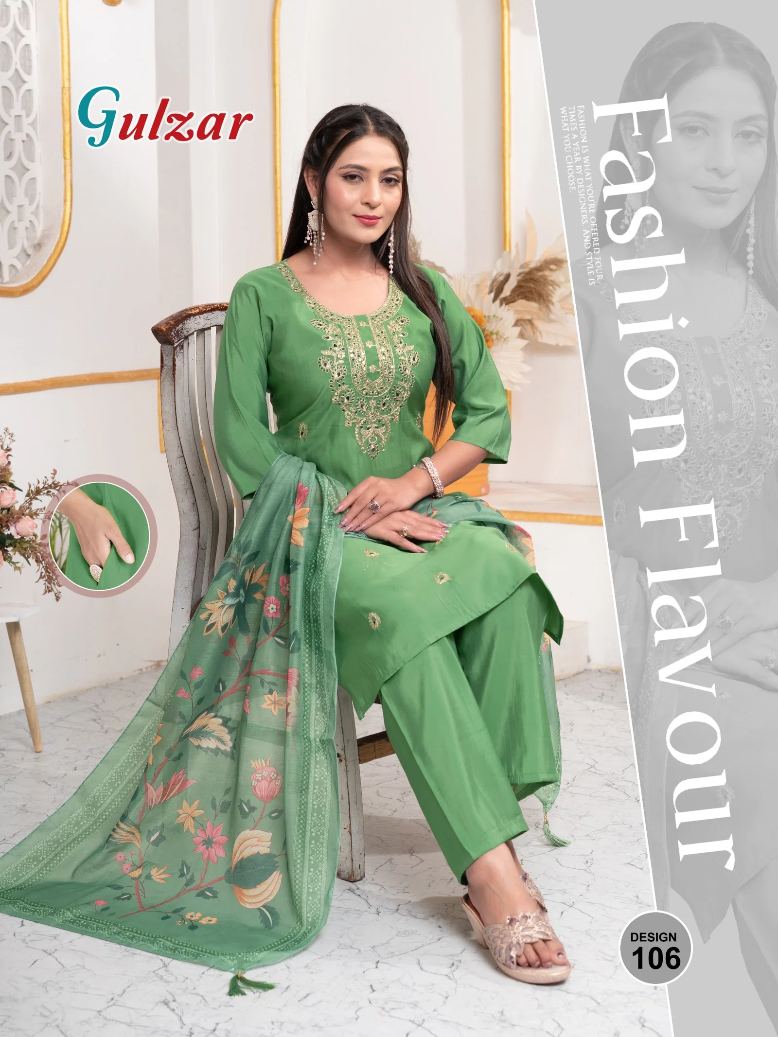 Latest Dnp Gulzar Vol 3 Roman Silk Kurti Pent With Dupatta collection Wholesale 2026