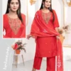 Latest Dnp Gulzar Vol 3 Roman Silk Kurti Pent With Dupatta collection Wholesale 2026