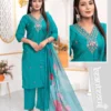 Latest Dnp Gulzar Vol 3 Roman Silk Kurti Pent With Dupatta collection Wholesale 2026