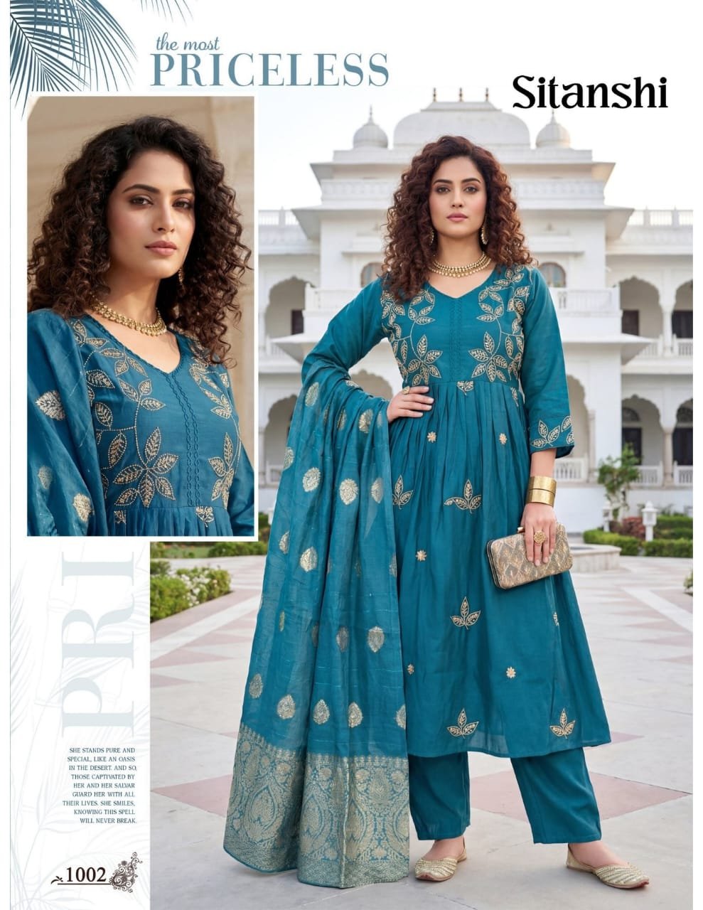 Buy Dnp Sitanshi Roman Silk Kurti Pent With Dupatta Set Wholesale 2026