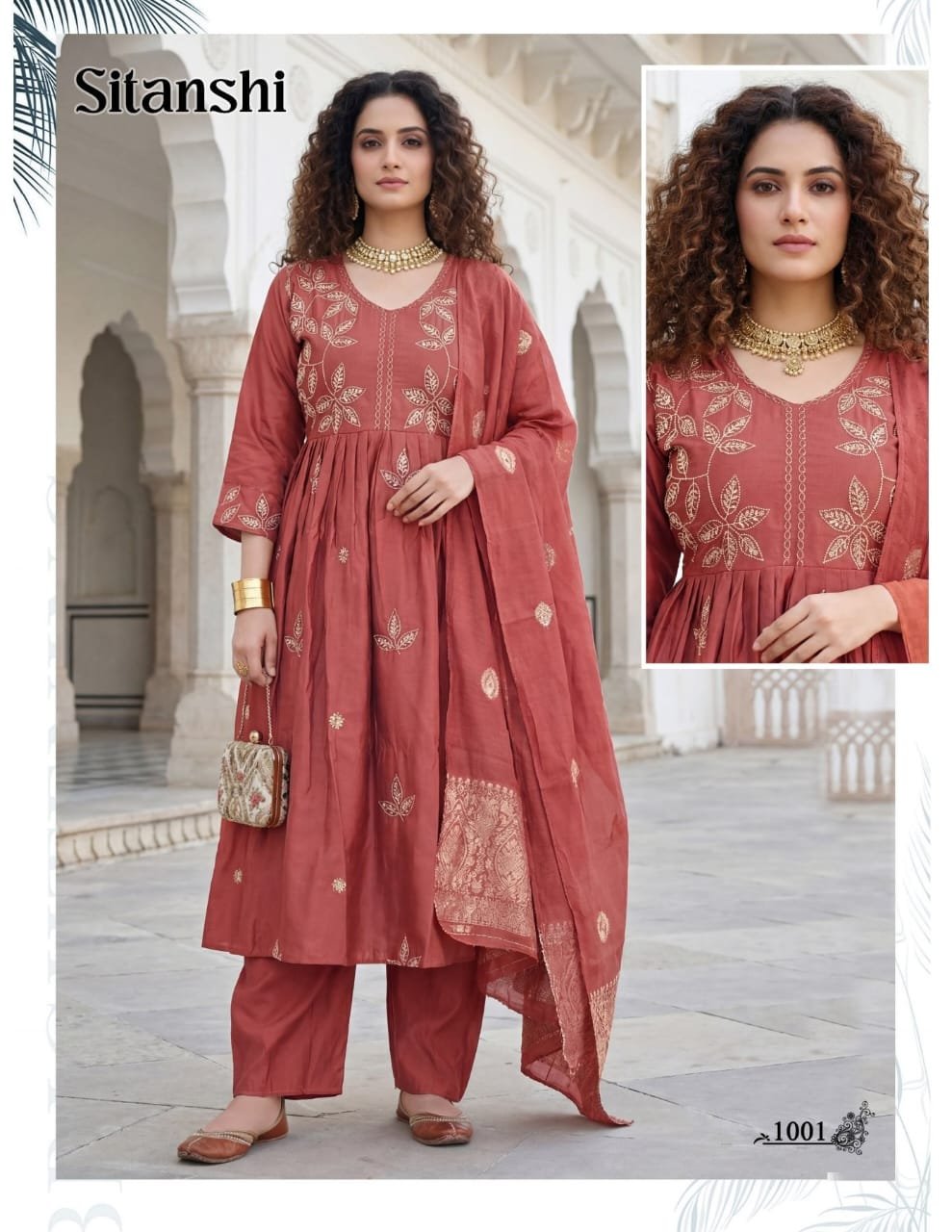 Buy Dnp Sitanshi Roman Silk Kurti Pent With Dupatta Set Wholesale 2026