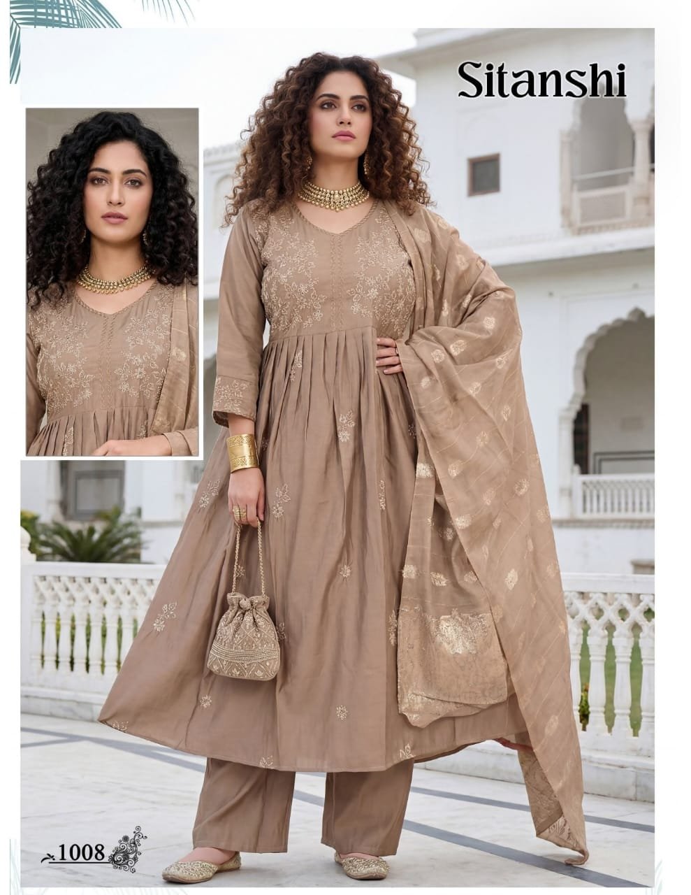 Buy Dnp Sitanshi Roman Silk Kurti Pent With Dupatta Set Wholesale 2026