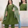 Beautiful Dnp Rangmahal Vertican Kurti With Pant And Dupatta Wholesale 2026