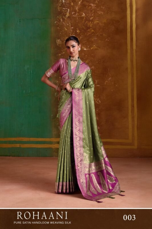 Buy Rajtex Rohaani Satin Handloom Weaving Silk Saree Wholesale 2026