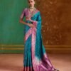 Buy Rajtex Rohaani Satin Handloom Weaving Silk Saree Wholesale 2026