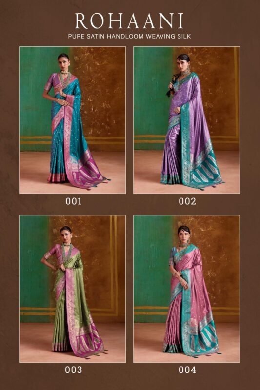 Buy Rajtex Rohaani Satin Handloom Weaving Silk Saree Wholesale 2026