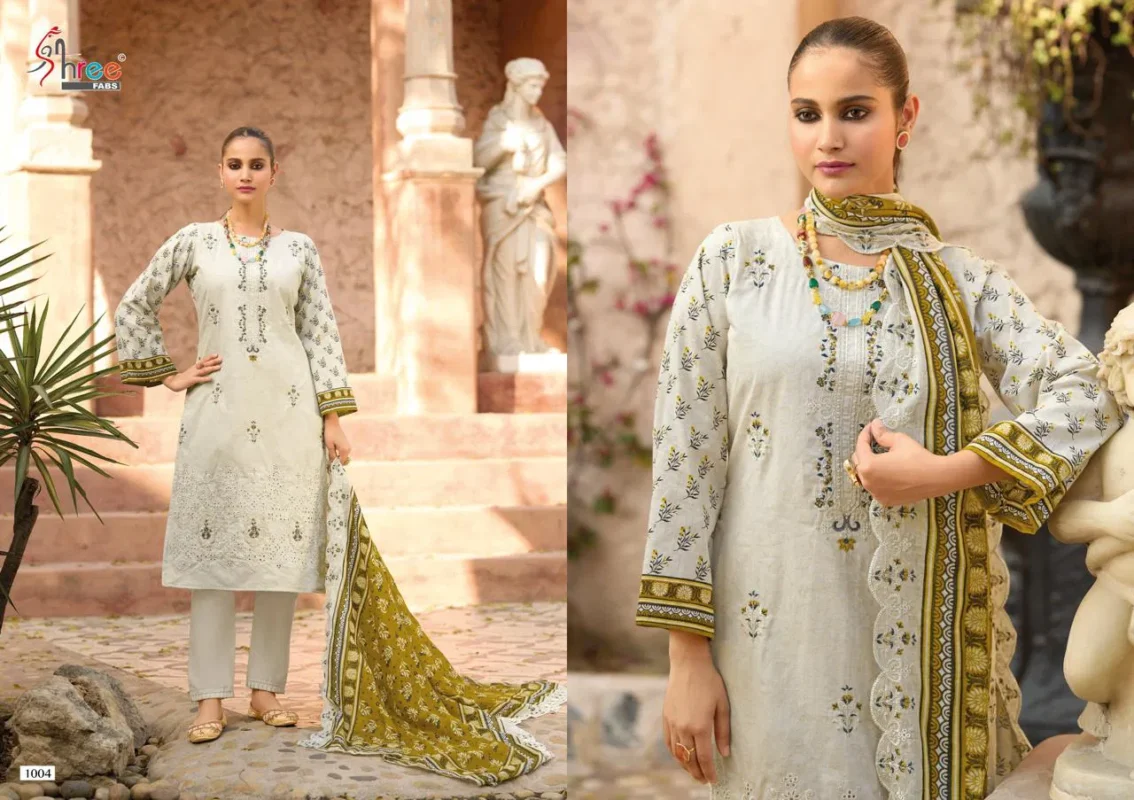 Beautiful Shree Bin Saeed Lawn Collection Vol 25 Cotton Embroidered Pakistani Suit Wholesale 2026