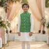 Latest Lekha LI Raj Tilak Kids Malai Satin Mens Kurta Pajama With Koti Wholesale 2026