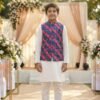 Latest Lekha LI Raj Tilak Kids Malai Satin Mens Kurta Pajama With Koti Wholesale 2026