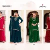 Buy Rangoon Manjari Vol 02 Chiffon With Fancy Code Worked Kurti Plazzo And Dupatta Wholesale 2026