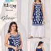 Stylish Blue Hills Athena Vol 3 Rayon With Embroidery Work Kurti Collection Wholesale 2026