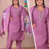 Beautiful Dnp D No 23 And 24 Roman Silk Kurti Pant With Dupatta Wholesale 2026