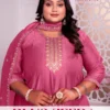 Aanchi Plus Zeeba Vichitra Silk Embroidered Kurti With Bottom Dupatta Wholesale